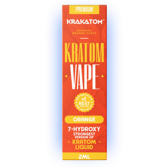 7-Hydroxy Kratom Vape - Orange 2ml