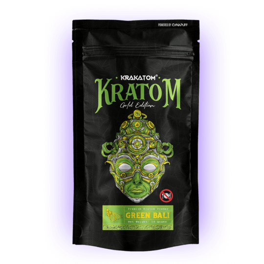 green Bali Kratom Pulver tee