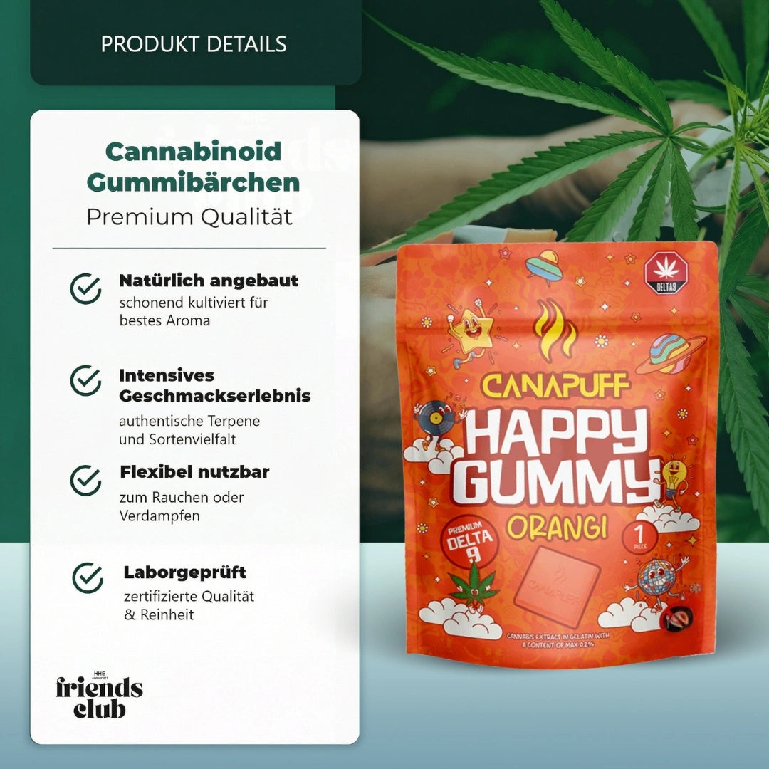 THC Aroma Gummies Orange 5Stk