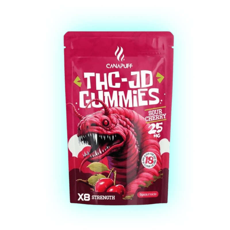 THC-JD Gummibärchen Sour Cherry