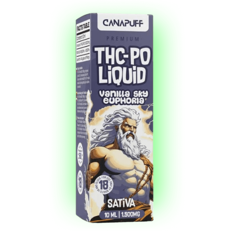 THC-PO Liquid 1.500mg - Vanilla Sky Euphoria 10ml