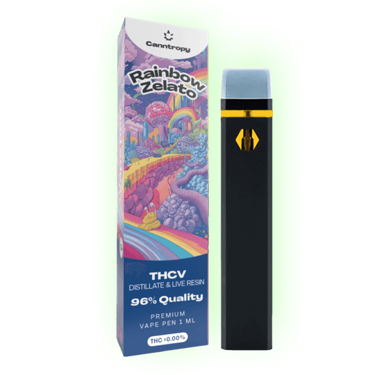 THC-V Vape Rainbow Zelato 96% 1ml