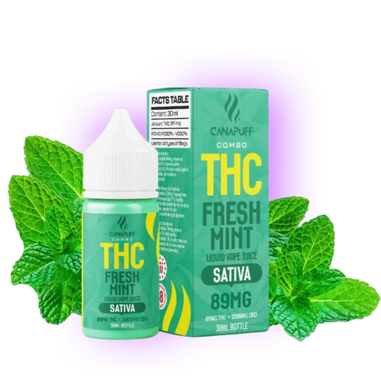 THC Liquid Fresh Mint 89mg THC/1000mg CBC 30ml-HHCFriends