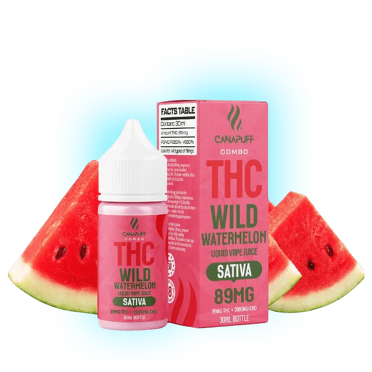 THC Liquid Wild Watermelon 89mg THC/1000mg CBC 30ml-HHCFriends