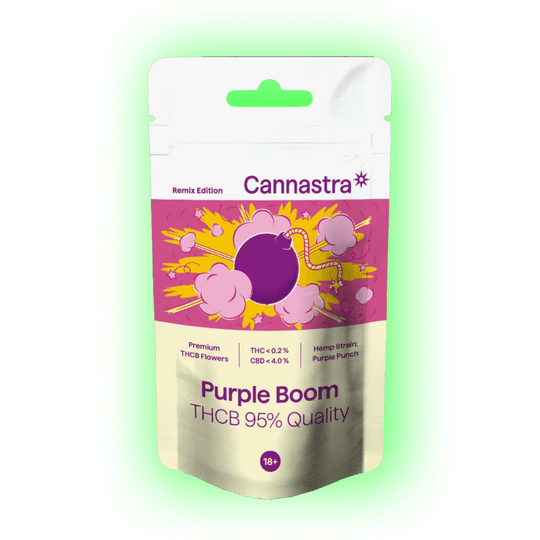 THC-B Flower Purple Boom 95% Cannabis Blüte