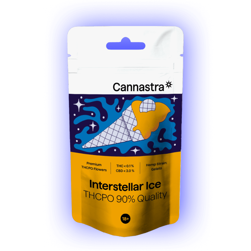 THC-PO Flower Interstellar Ice 90% Cannabis 