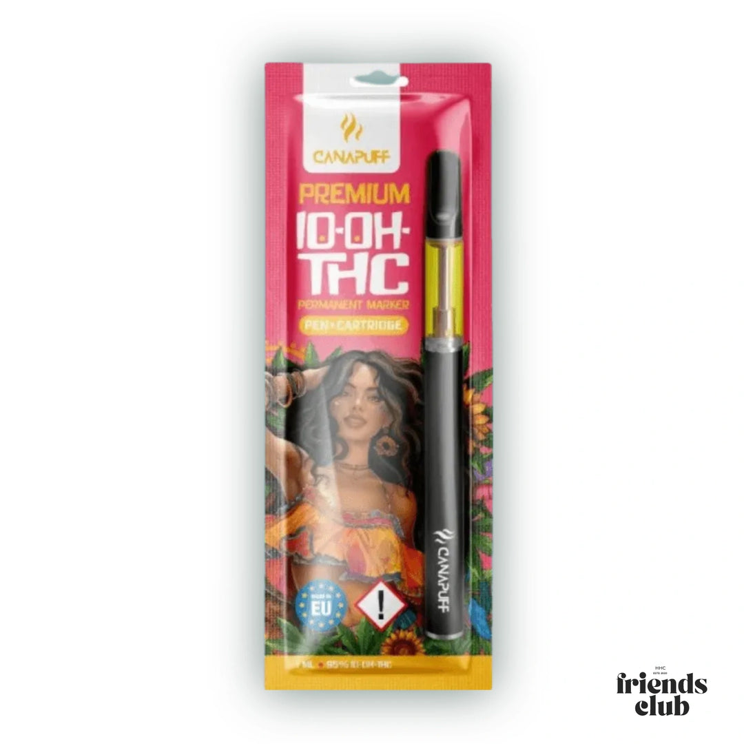 10-OH-THC Pen+Cartridge Permanent Marker 95% 1ml-HHCFriends