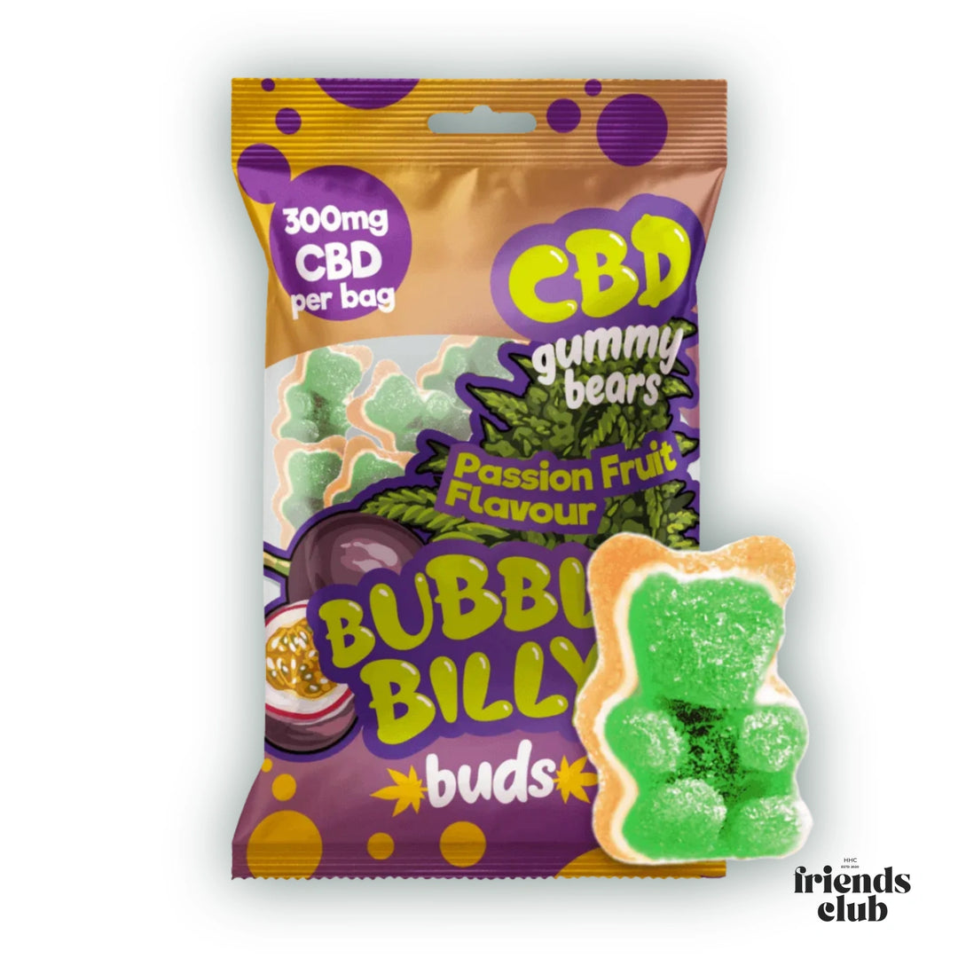 CBD Gummibärchen - Passionsfrucht 10 Stück 300mg-HHCFriends
