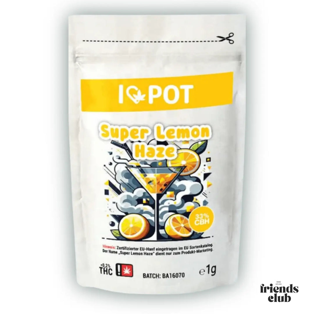 CBH Blüten Super Lemon Haze 33% I♥Pot-HHCFriends