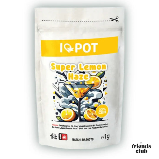 CBH Blüten Super Lemon Haze 33% I♥Pot-HHCFriends