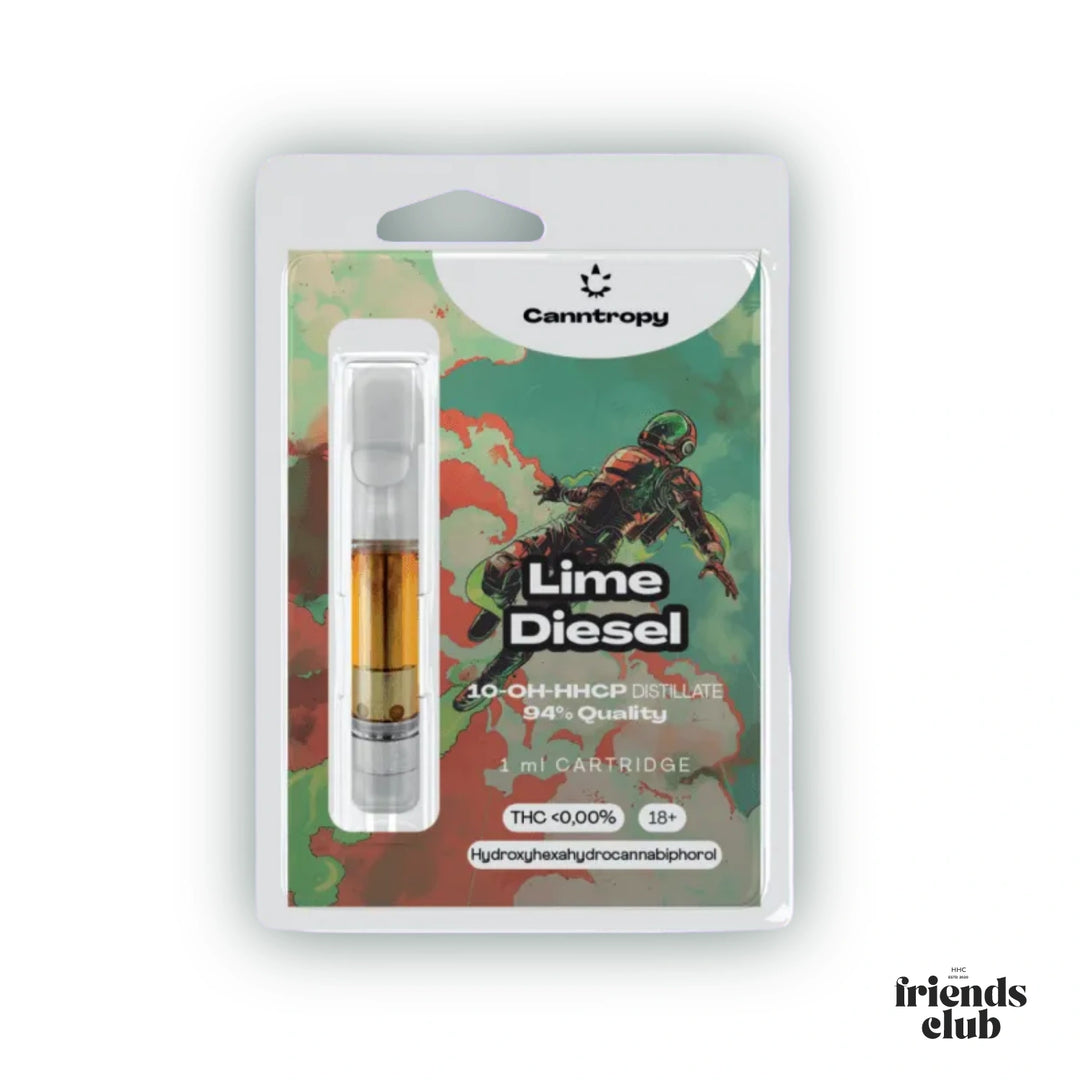 10-OH-P Kartusche Lime Diesel 94% 1ml-HHCFriends