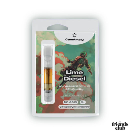 10-OH-P Kartusche Lime Diesel 94% 1ml-HHCFriends