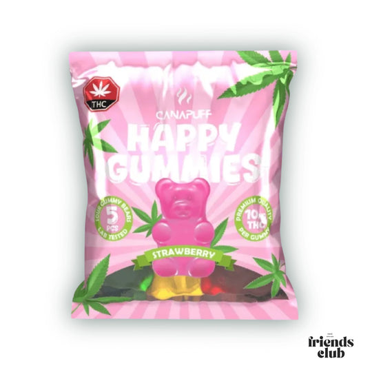 THC Gummies - Strawberry (5 Stück)-HHCFriends