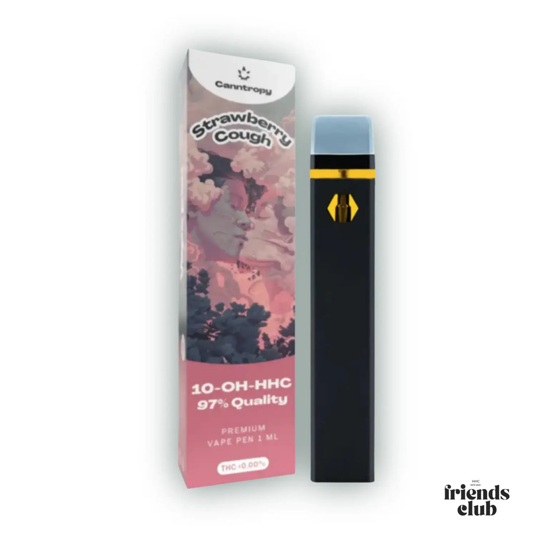 10 OH Vape Strawberry Cough 97% 1ml-HHCFriends