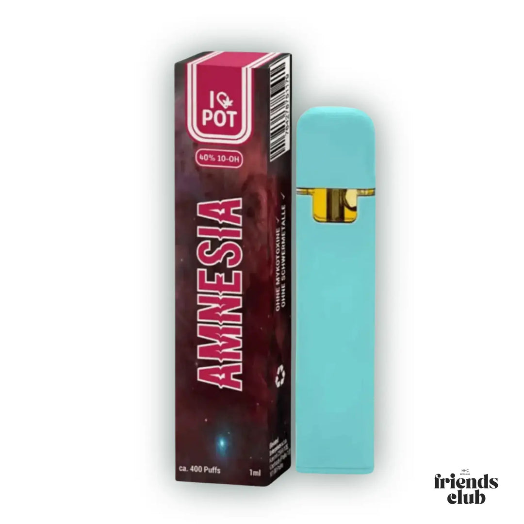 10-OH Vape Amnesia 40% 1ml I♥Pot-HHCFriends