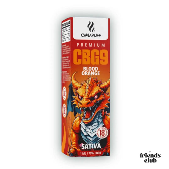 CBG9 Vape Blood Orange 79% 1ml-HHCFriends