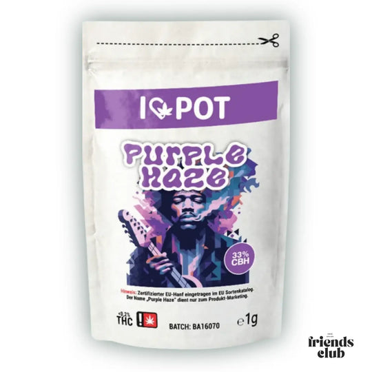 CBH Blüten Purple Haze 33% I♥Pot-HHCFriends