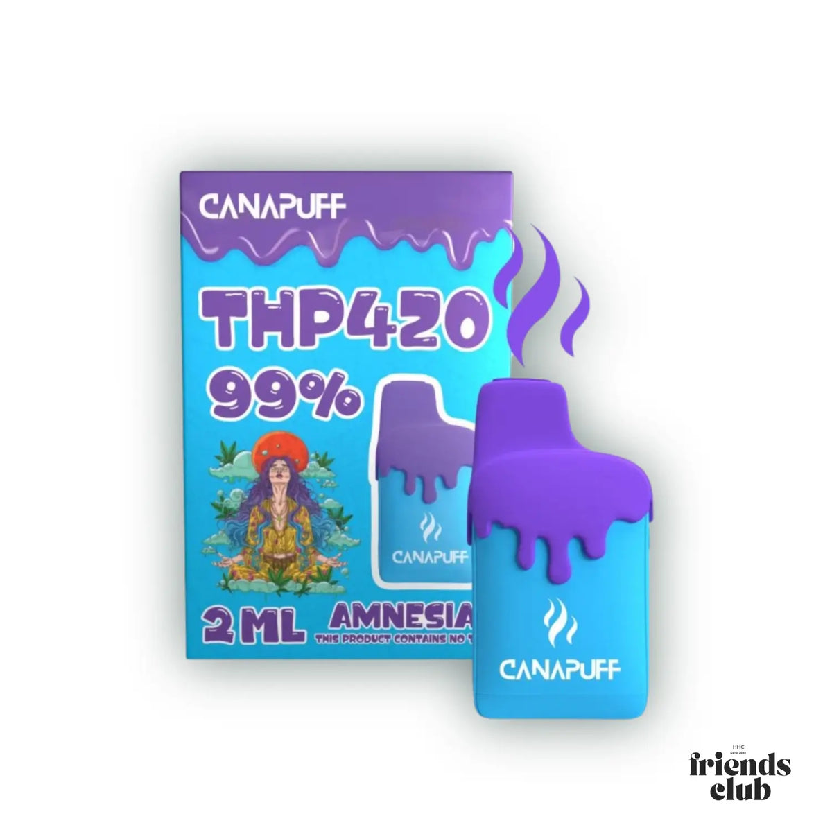 Amnesia THP420 Vape 99% 2ml  Klar & Kraftvoll