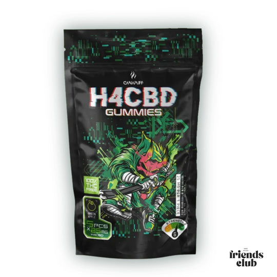 H4CBD Gummibärchen - Grüner Apfel-HHCFriends