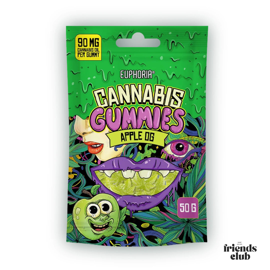 Euphoria Cannabis Gummies Apfel OG (50g)-HHCFriends