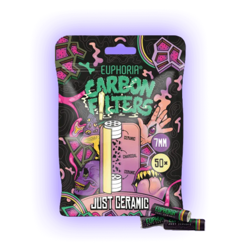 Euphoria Just Ceramic Carbon Filter 50 Stück-HHCFriends