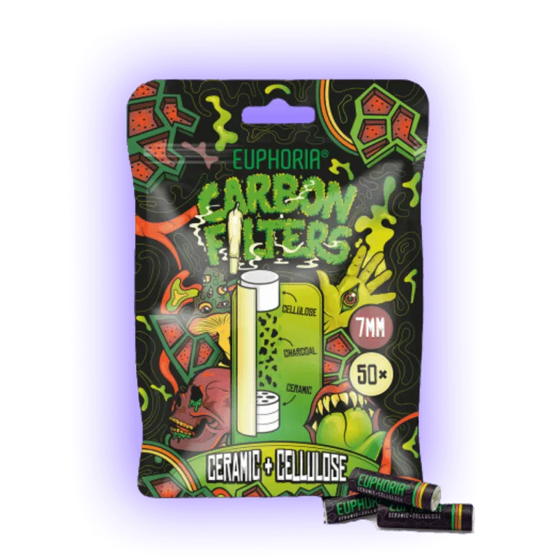 Euphoria Cellulose + Ceramic Carbon Filters 50 Stück-HHCFriends