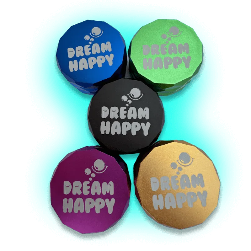 Pyramid Grinder (für HHC Blüten) - 4-teilig - Ø63mm HHCFriends