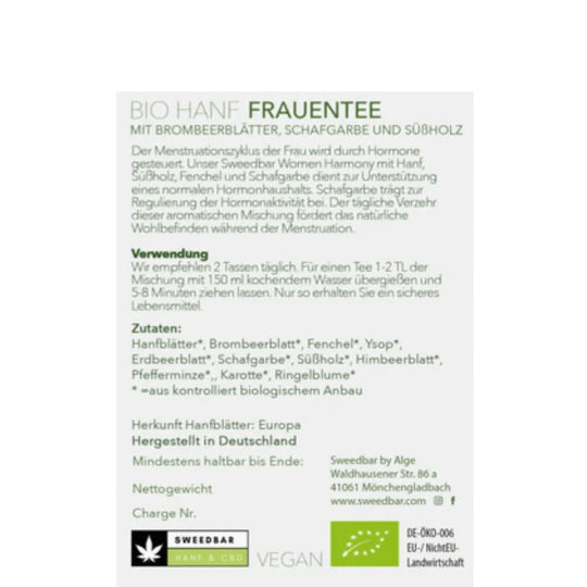 Bio Hanftee Sweed Harmony 30g Vegan-HHCFriends