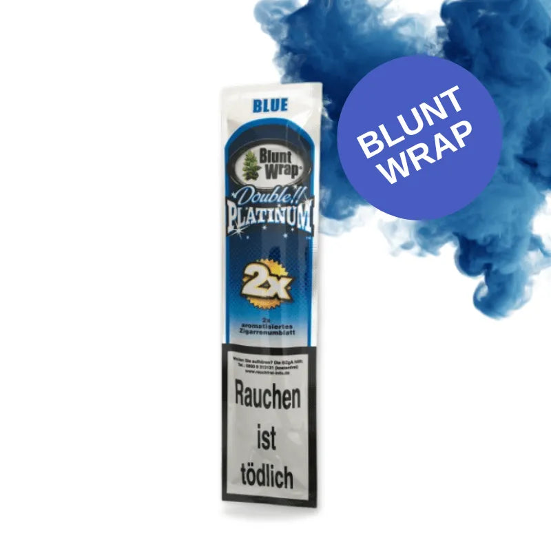 Blunt Wrap Blue - Blueberry Burst - Double Platinum-HHCFriends