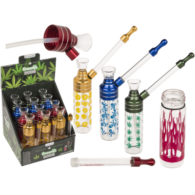Klassische Bong 12 cm mit Mundstück