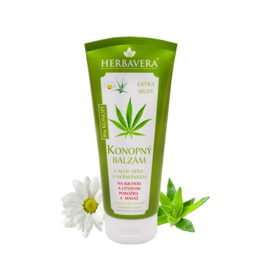 Hanfbalsam mit Aloe Vera, Glycerin und Kamille, 200 ml Herbavera-HHCFriends