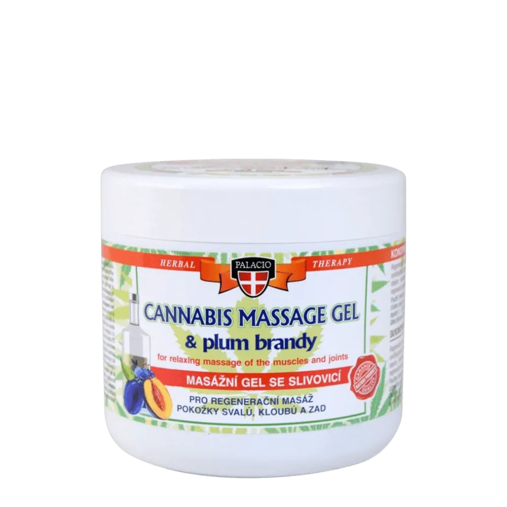 Hanf-Massagegel mit Pflaume 600 ml Palacio-HHCFriends