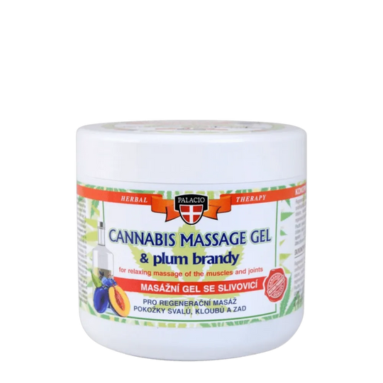 Hanf-Massagegel mit Pflaume 600 ml Palacio-HHCFriends