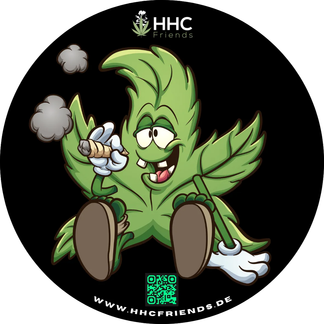 Aufkleber "Cannabis leaf"-HHCFriends