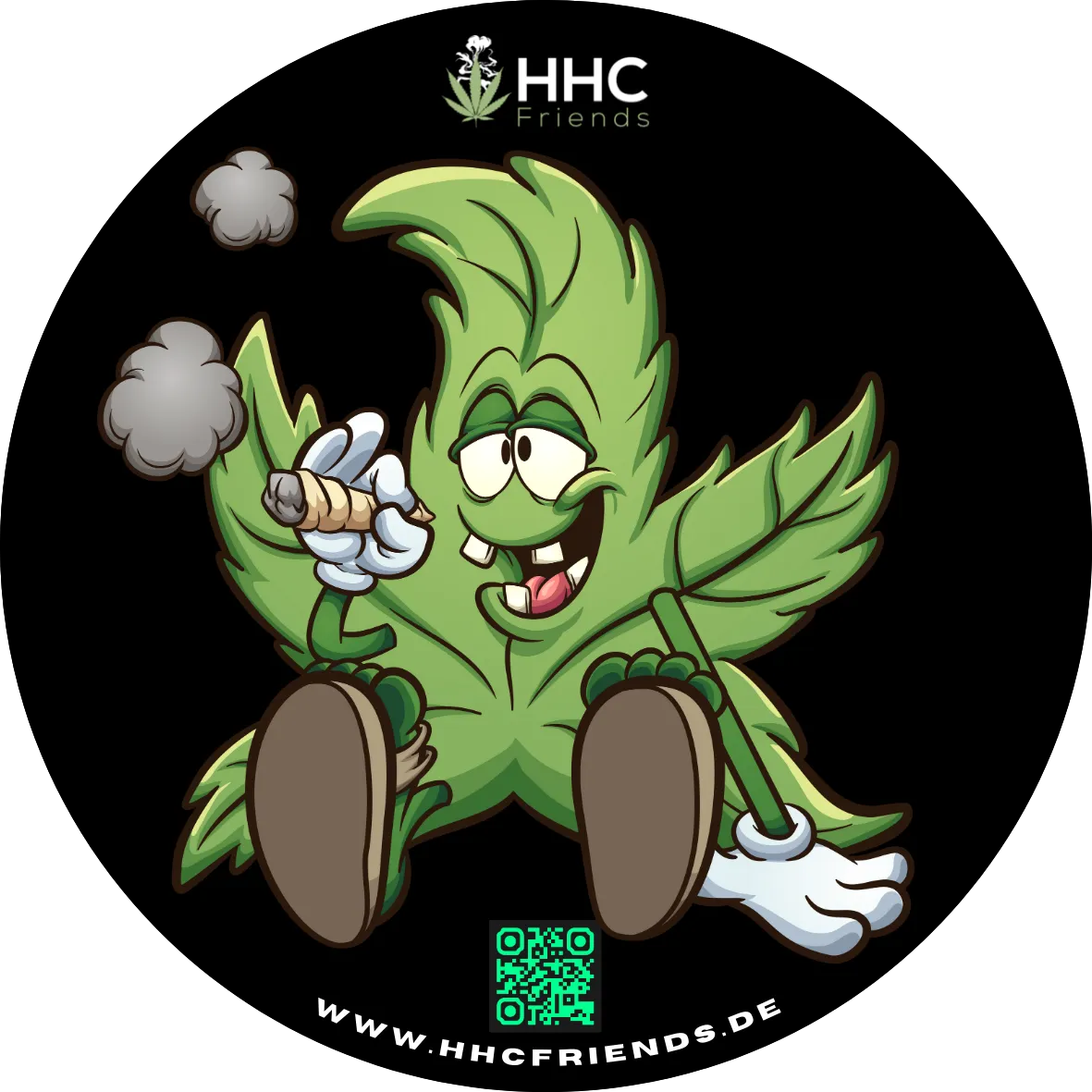Aufkleber "Cannabis leaf"-HHCFriends