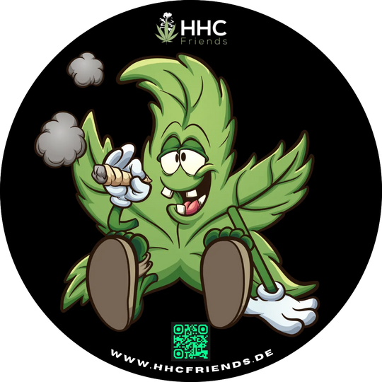 Aufkleber "Cannabis leaf"-HHCFriends