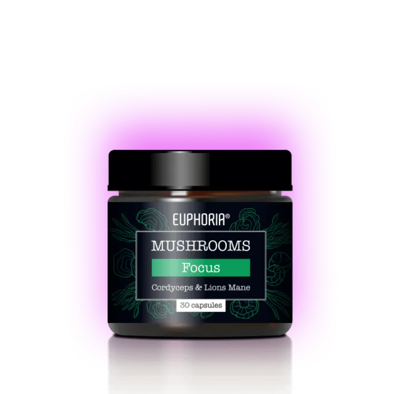 Euphoria Mushrooms Focus Blend 30 Kapseln-HHCFriends