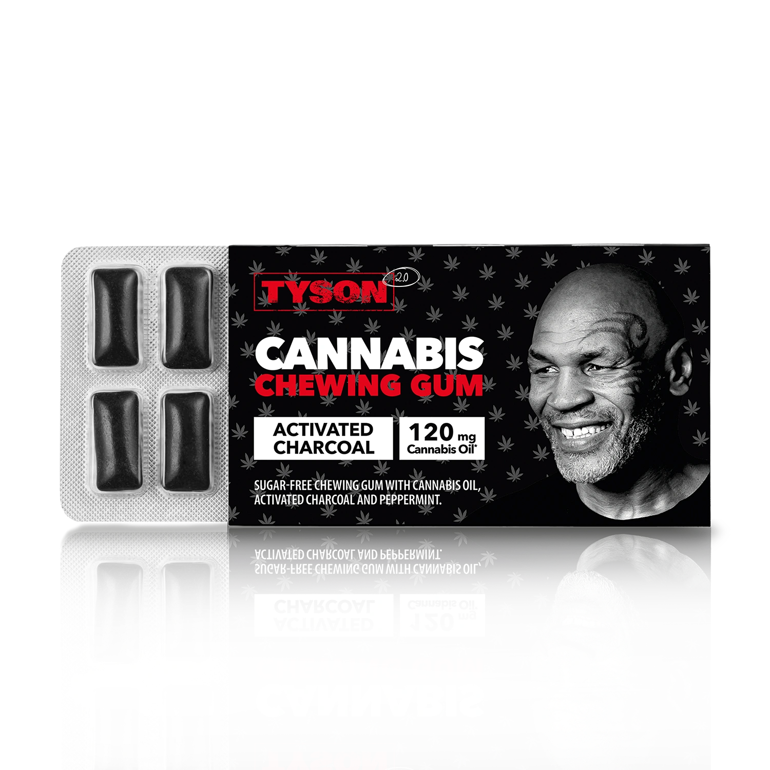 Tyson 2.0 Cannabis Kaugummi mit Aktivkohle-HHCFriends