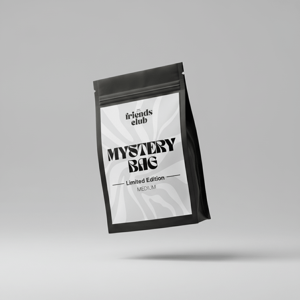 FriendsClub Mystery Bag Medium – Überraschungsbox mit Blüten, Vapes und Zubehör