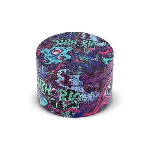 Euphoria Metall-Grinder Psychedelic 63 mm - 4 Teile-HHCFriends