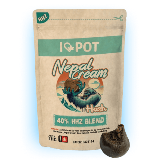 HHZ Hash Nepal Cream 40%