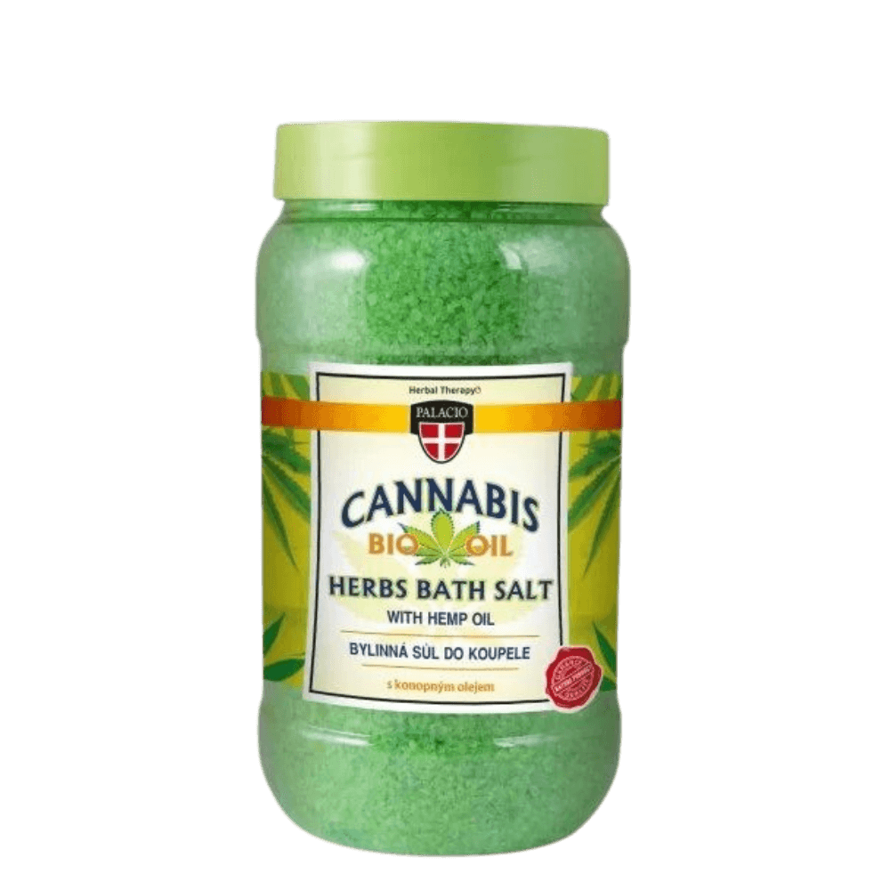 Cannabis-Badesalz, 1200 g Palacio