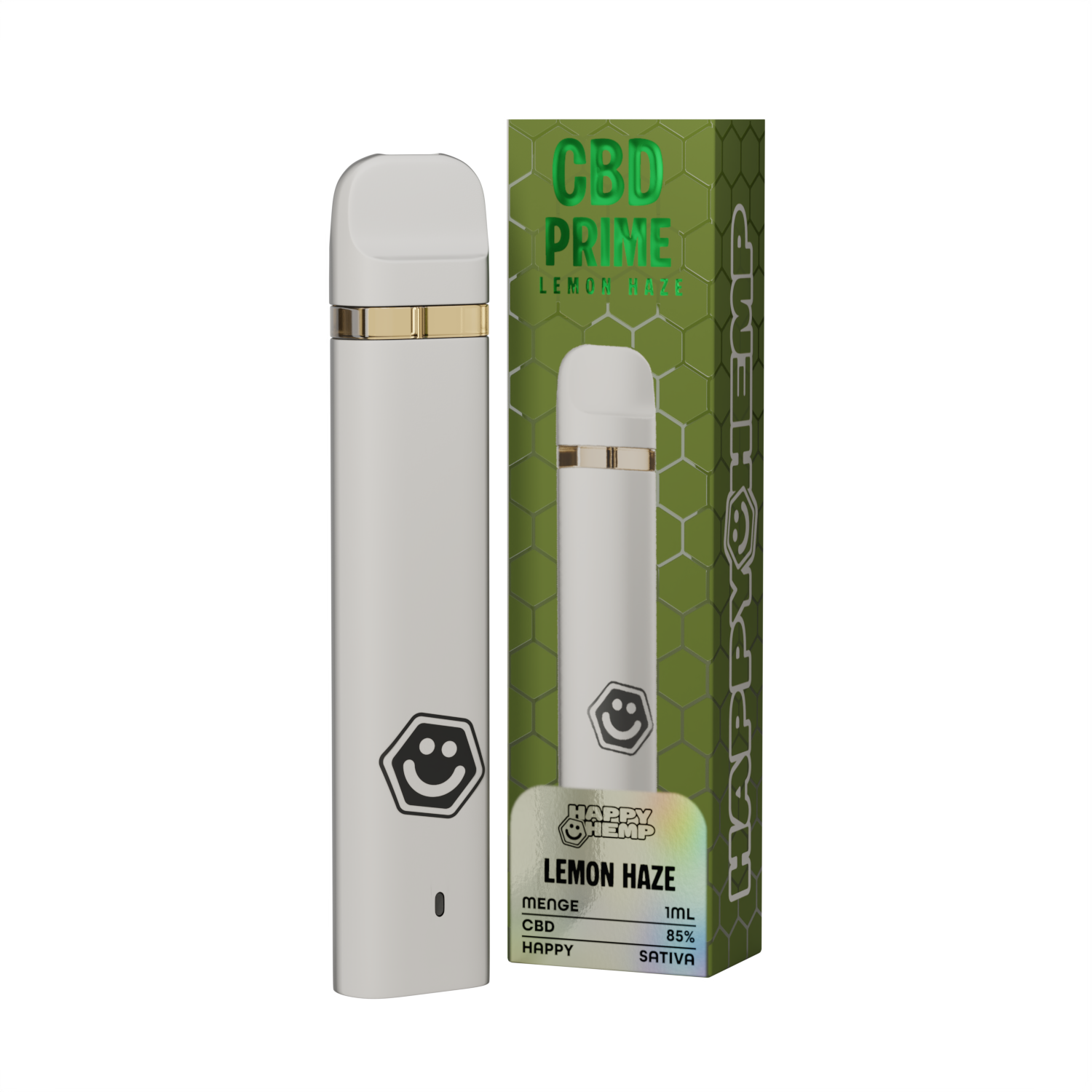 Happy Hemp CBD Vape Super Lemon Haze 1ml