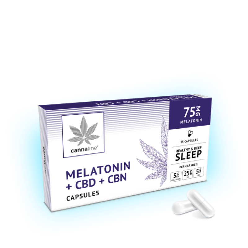 Cannaline Sleep Melatonin + CBD + CBN Kapseln