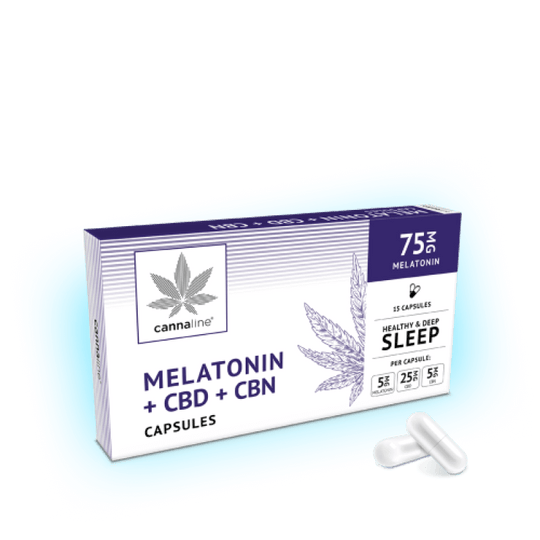 Cannaline Sleep Melatonin + CBD + CBN Kapseln