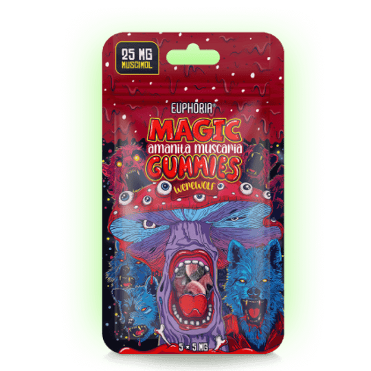 Euphoria Magic Amanita Muscaria Gummies - Werewolf