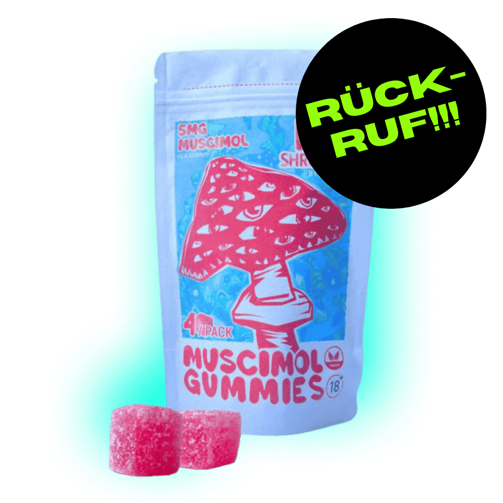 BEL TERUG!!!! Muscimol Paddestoel Gummies 4 stuks